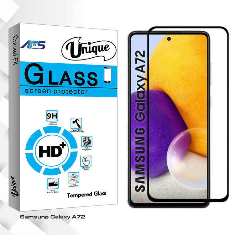محافظ صفحه نمایش ای اف اس مدل Unique Glass مناسب برای گوشی موبایل سامسونگ Galaxy A72