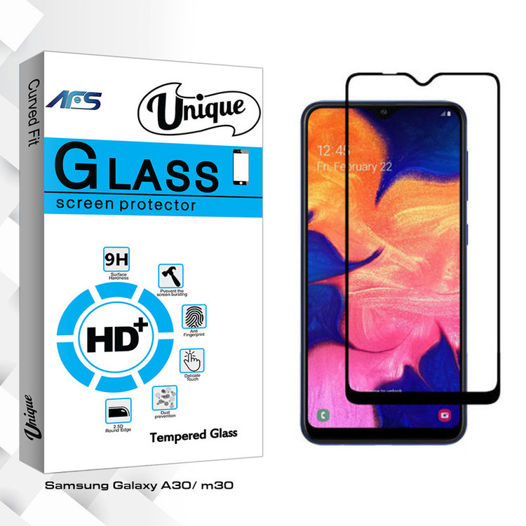 محافظ صفحه نمایش ای اف اس مدل Unique Glass مناسب برای گوشی موبایل سامسونگ Galaxy A30/ m30