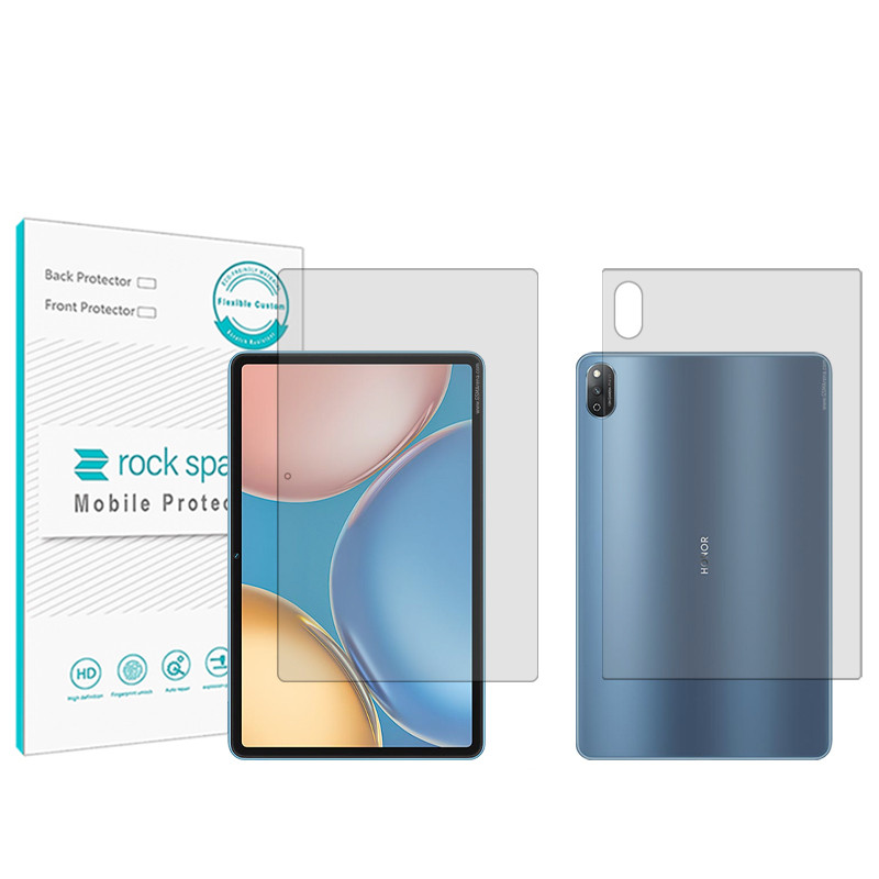 محافظ صفحه نمایش شفاف راک اسپیس مدل Hygel مناسب برای تبلت آنر Tablet V7 به همراه محافظ پشت تبلت
