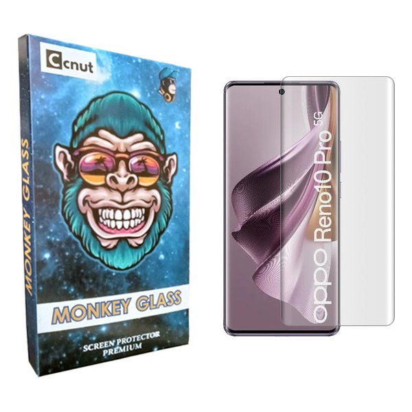 محافظ صفحه نمایش کوکونات مدل mnk UV مناسب برای گوشی موبایل اوپو Reno 10 Pro