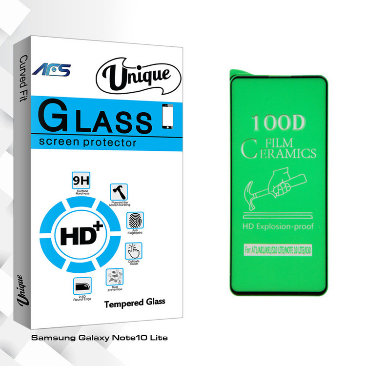 محافظ صفحه نمایش ای اف اس مدل Unique Glass مناسب برای گوشی موبایل سامسونگ Galaxy Note10 Lite
