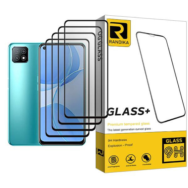 محافظ صفحه نمایش راندیکا مدل Randika Glass MIX004 مناسب برای گوشی موبایل اوپو A53 5G بسته چهار عددی
