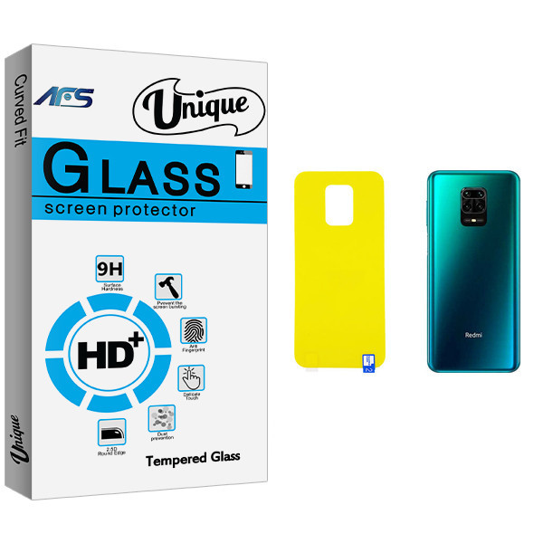 محافظ پشت گوشی ای اف اس مدل Unique Glass مناسب برای گوشی موبایل شیائومی Redmi Note 9s