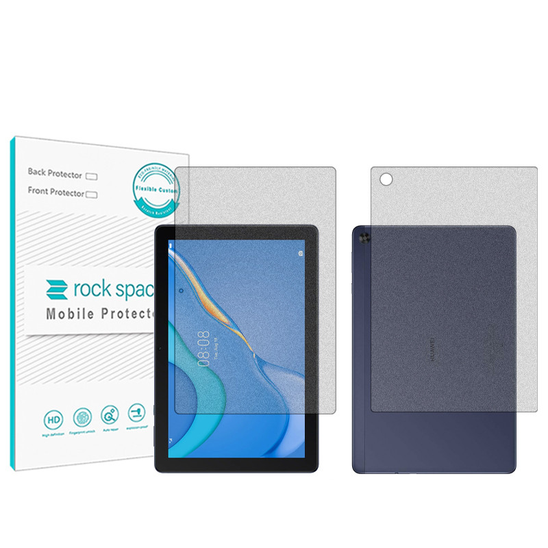 محافظ صفحه نمایش مات راک اسپیس مدل HyMTT مناسب برای تبلت هوآوی Matepad T10 به همراه محافظ پشت گوشی