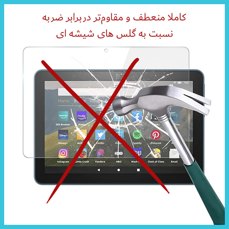 محافظ صفحه نمایش مات راک اسپیس مدل HyMTT مناسب برای تبلت هوآوی Matepad T10 به همراه محافظ پشت گوشی