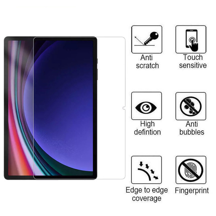 محافظ صفحه نمایش 5D اپیکوی مدل Super Power مناسب برای تبلت سامسونگ Galaxy Tab S9 FE Plus/S9 Plus/S8 Plus/S7 Plus/S7 FE