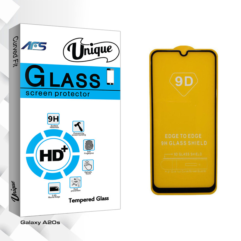 محافظ صفحه نمایش ای اف اس مدل Unique Glass مناسب برای گوشی موبایل سامسونگ Galaxy A20s