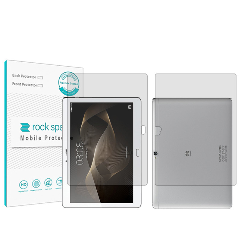 محافظ صفحه نمایش شفاف راک اسپیس مدل HyGEL مناسب برای تبلت هوآوی Mediapad M2 10.0 به همراه محافظ پشت گوشی