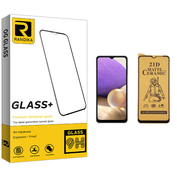 محافظ صفحه نمایش سرامیکی راندیکا مدل GLD مناسب برای گوشی موبایل سامسونگ Galaxy A32
