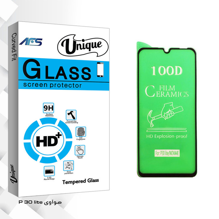 محافظ صفحه نمایش سرامیکی ای اف اس مدل Unique Glass مناسب برای گوشی موبایل هوآوی P 30 lite