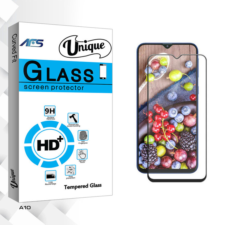 محافظ صفحه نمایش ای اف اس مدل Unique Glass مناسب برای گوشی موبایل سامسونگ Galaxy A10