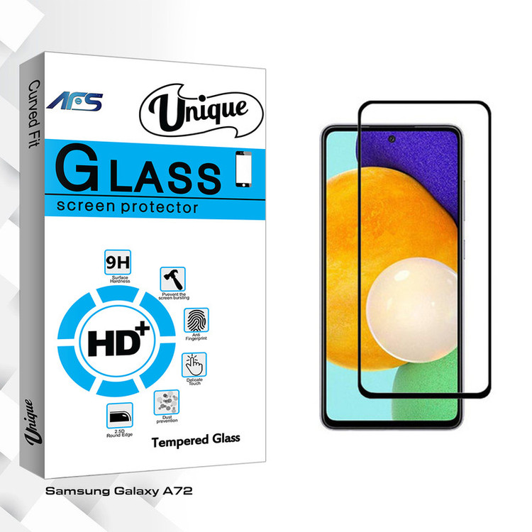 محافظ صفحه نمایش ای اف اس مدل Unique Glass مناسب برای گوشی موبایل سامسونگ Galaxy A72