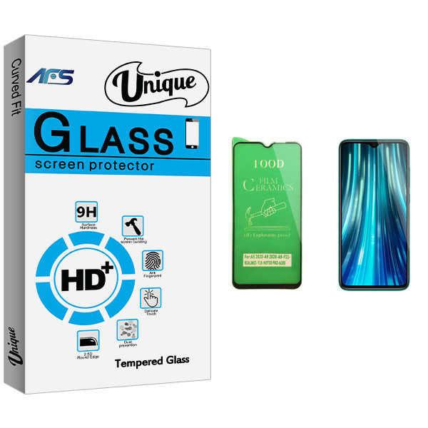 محافظ صفحه نمایش سرامیکی ای اف اس مدل Unique Glass مناسب برای گوشی موبایل Redmi Note 8 Pro شیائومی