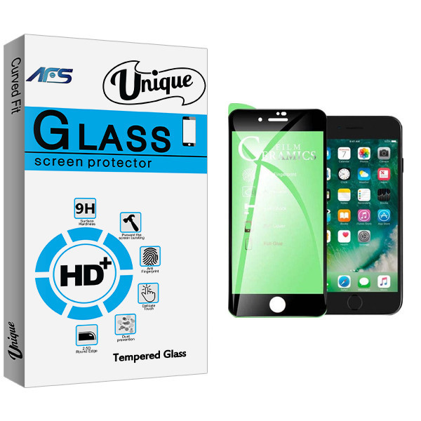محافظ صفحه نمایش ای اف اس مدل Unique Glass مناسب برای گوشی موبایل اپل iPhone 7 plus
