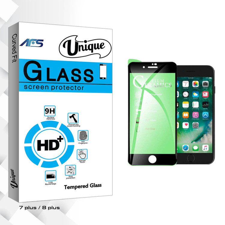 محافظ صفحه نمایش ای اف اس مدل Unique Glass مناسب برای گوشی موبایل اپل iPhone 7 plus