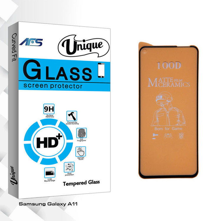 محافظ صفحه نمایش مات ای اف اس مدل Unique Glass مناسب برای گوشی موبایل سامسونگ Galaxy A11