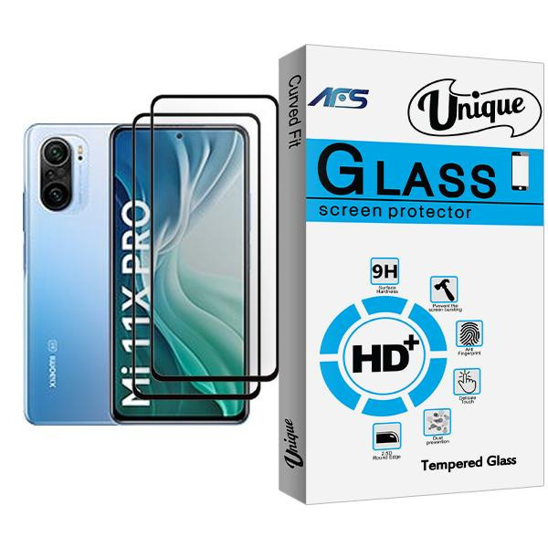 محافظ صفحه نمایش ای اف اس مدل Unique Glass MIX002 مناسب برای گوشی موبایل شیائومی Mi 11X Pro بسته دو عددی