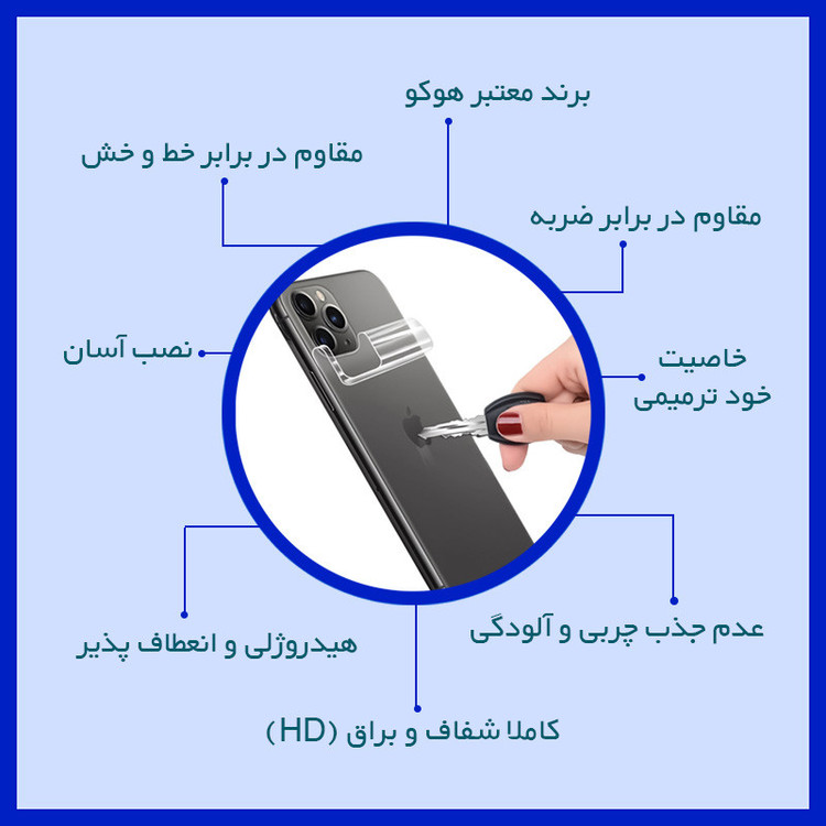 محافظ پشت تبلت شفاف هوکو مدل HyGEL مناسب برای تبلت هوآوی MediaPad M5 Pro