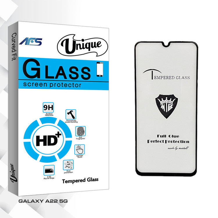 محافظ صفحه نمایش شیشه ای ای اف اس مدل Unique Glass MTB مناسب برای گوشی موبایل سامسونگ GALAXY A22 5G