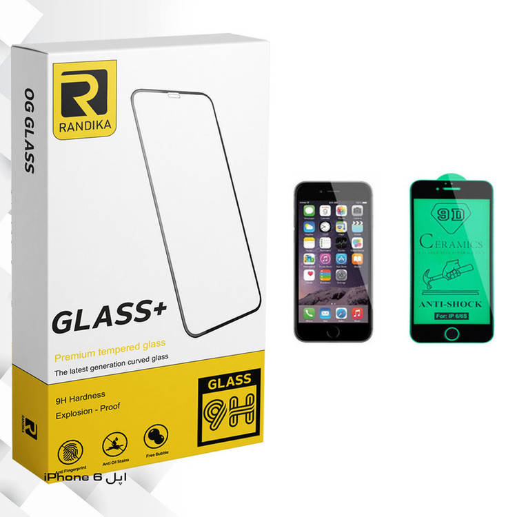 محافظ صفحه نمایش سرامیکی راندیکا مدل GLD مناسب برای گوشی موبایل اپل iPhone 6