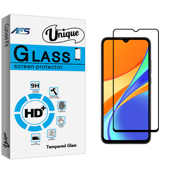 محافظ صفحه نمایش ای اف اس مدل Unique Glass مناسب برای گوشی موبایل شیائومی Redmi 9
