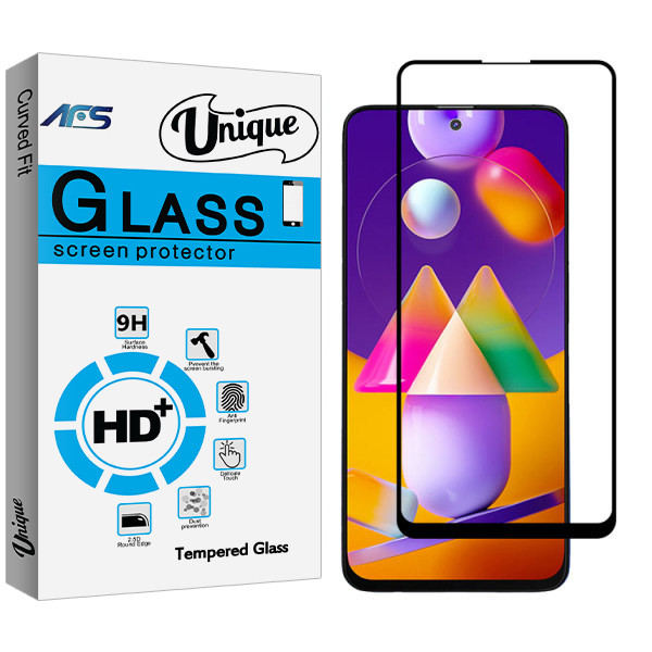 محافظ صفحه نمایش سرامیکی ای اف اس مدل Unique Glass مناسب برای گوشی موبایل سامسونگ Galaxy M31s/ A52