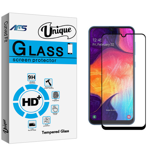 محافظ صفحه نمایش ای اف اس مدل Unique Glass مناسب برای گوشی موبایل سامسونگ Galaxy A10