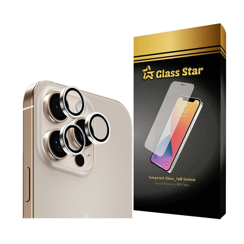 محافظ لنز دوربین گلس استار مدل RING16G مناسب برای گوشی موبایل اپل iPhone 16 Pro Max / iPhone 16 Pro