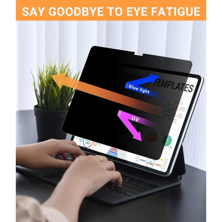 محافظ صفحه نمایش حریم شخصی بادیگارد مدل Privacy Tab مناسب برای تبلت اپل iPad Air 4 / iPad Air 5
