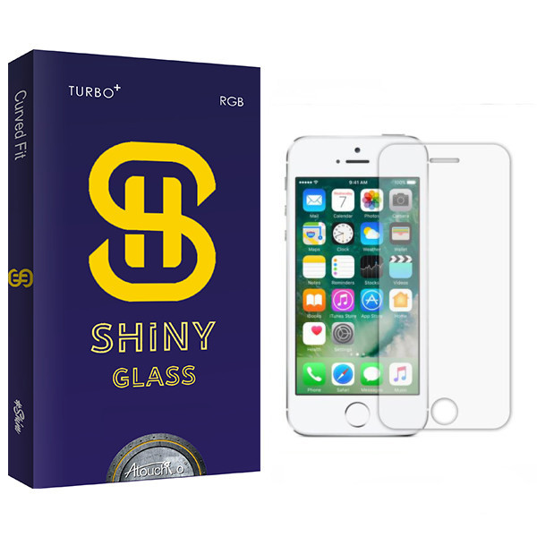 محافظ صفحه نمایش آتوچبو مدل Shiny Glass مناسب برای گوشی موبایل اپل iPhone 5s