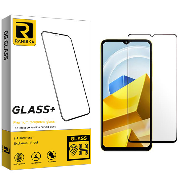 محافظ صفحه نمایش شیشه ای راندیکا مدل RK مناسب برای گوشی موبایل شیائومی Poco M5