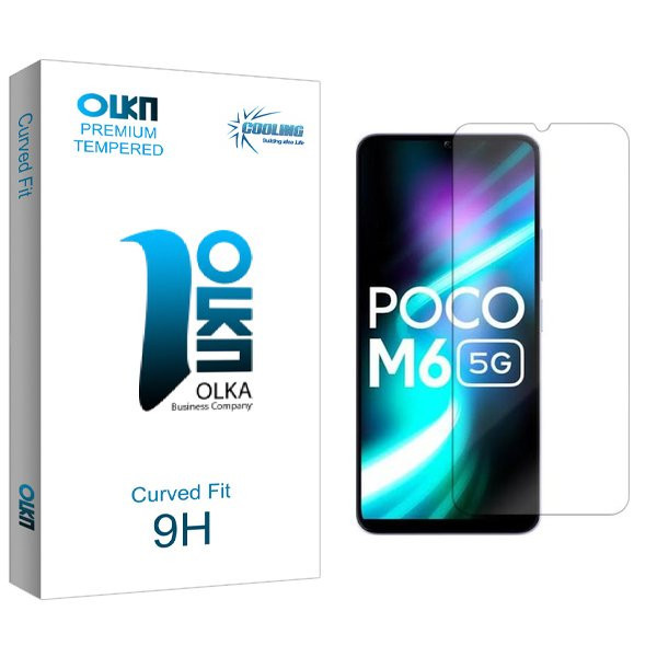 محافظ صفحه نمایش کولینگ مدل Olka مناسب برای گوشی موبایل شیائومی Poco M6