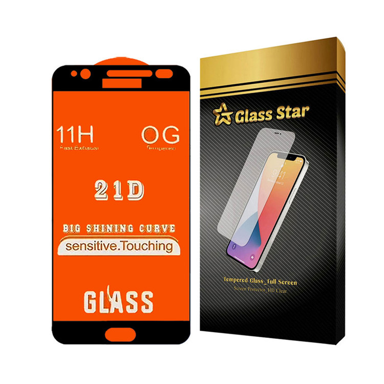محافظ صفحه نمایش گلس استار مدل FULLGS مناسب برای گوشی موبایل سامسونگ Galaxy J7 2016 / Galaxy J710 / Galaxy J7 Duos