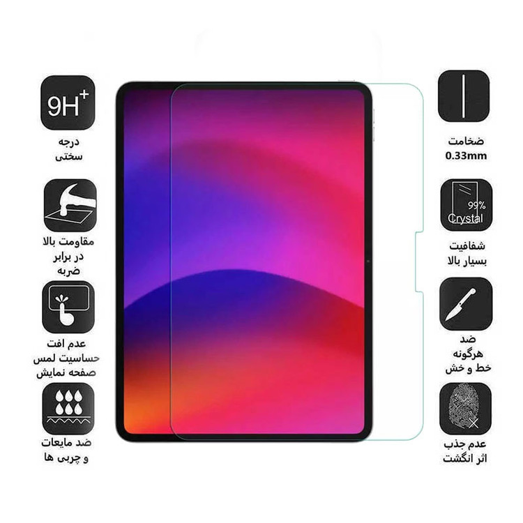 محافظ صفحه نمایش اپیکوی مدل Xundd Axe مناسب برای تبلت اپل iPad Pro 11 2024 / Air 11 2024
