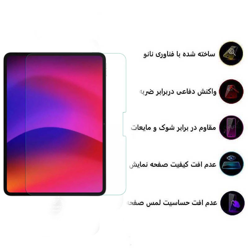 محافظ صفحه نمایش اپیکوی مدل Xundd Axe مناسب برای تبلت اپل iPad Pro 11 2024 / Air 11 2024