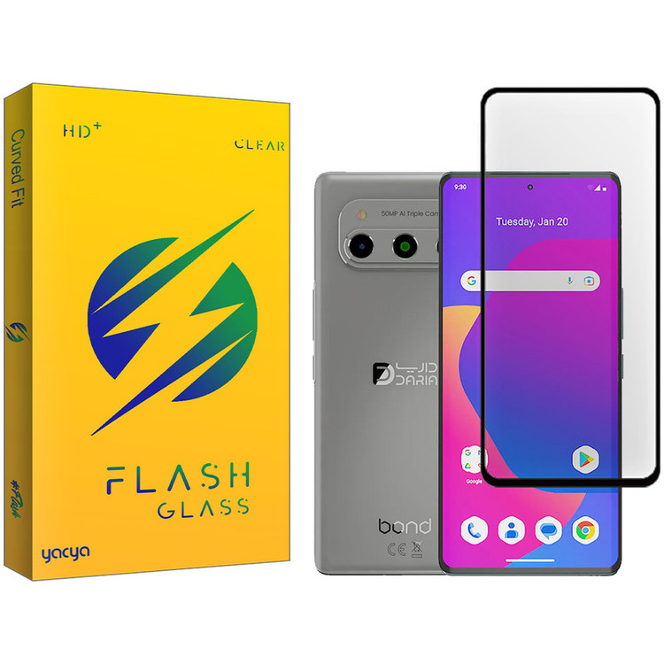 محافظ صفحه نمایش یاکیا مدل Flash Full مناسب برای گوشی موبایل داریا Bond 5G