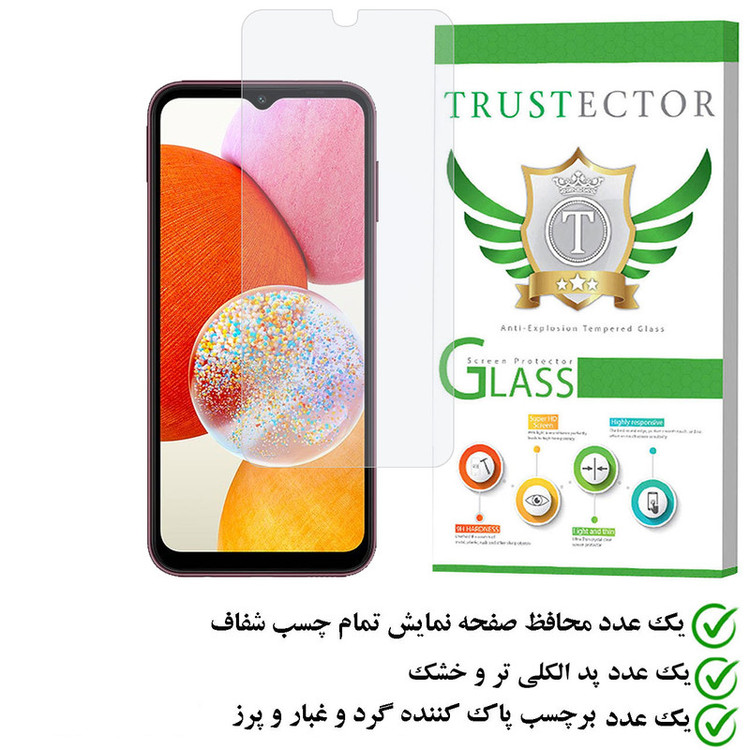 محافظ صفحه نمایش تراستکتور مدل SIMPLT مناسب برای گوشی موبایل سامسونگ Galaxy A14 4G / 5G
