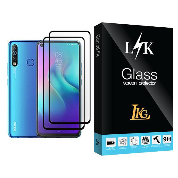 محافظ صفحه نمایش ال کا جی مدل LK Glass MIX002 مناسب برای گوشی موبایل تکنو Camon 12 Air بسته دو عددی