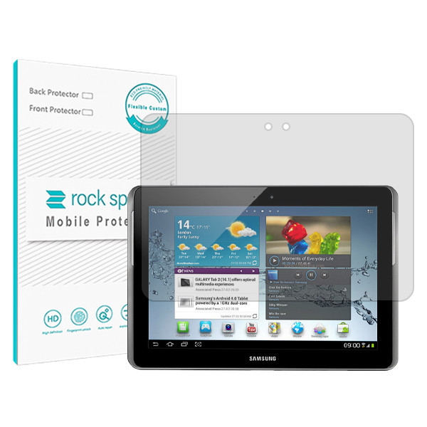 محافظ صفحه نمایش شفاف راک اسپیس مدل HyGEL مناسب برای تبلت سامسونگ Galaxy Tab 2 10.1 P5110