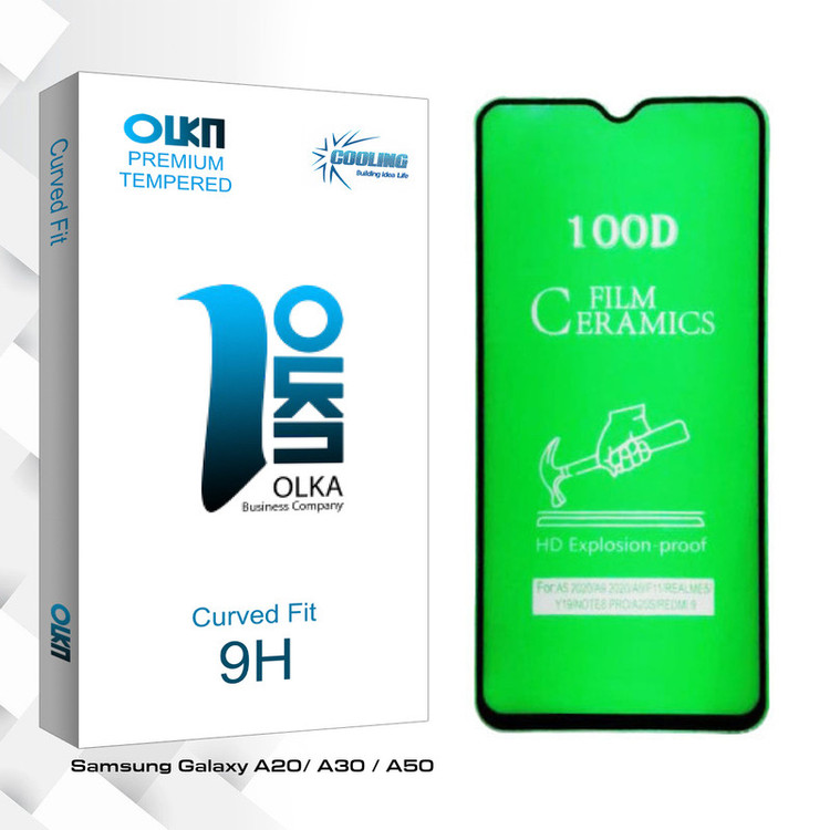 محافظ صفحه نمایش سرامیکی کولینگ مدل Olka glass مناسب برای گوشی موبایل سامسونگ Galaxy A20/ A30 / A50
