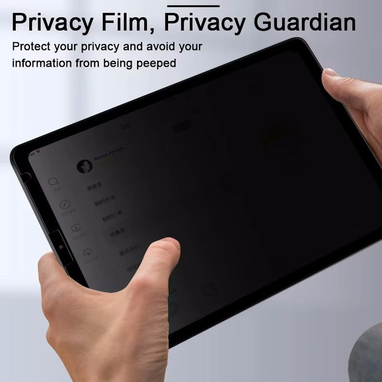 محافظ صفحه نمایش حریم شخصی بادیگارد مدل Privacy Tab مناسب برای تبلت سامسونگ Tab A8 10.5 X200 X205