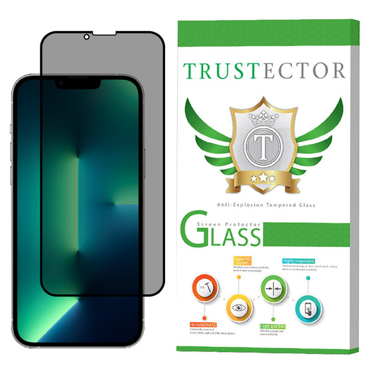 محافظ صفحه نمایش حریم شخصی تراستکتور مدل PSP مناسب برای گوشی موبایل اپل iPhone 13 Pro Max