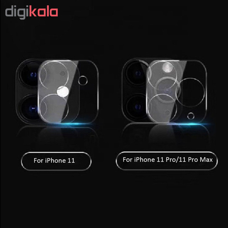 محافظ لنز دوربین تراستکتور مدل CLPT مناسب برای گوشی موبایل اپل iPhone 11