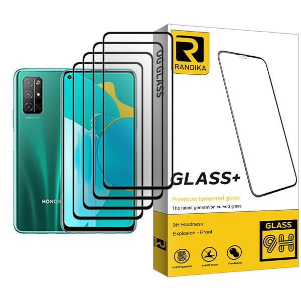 محافظ صفحه نمایش راندیکا مدل Randika Glass MIX004 مناسب برای گوشی موبایل آنر 30S بسته چهار عددی