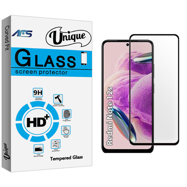 محافظ صفحه نمایش شیشه ای ای اف اس مدل Unique مناسب برای گوشی موبایل شیائومی Redmi note 12s