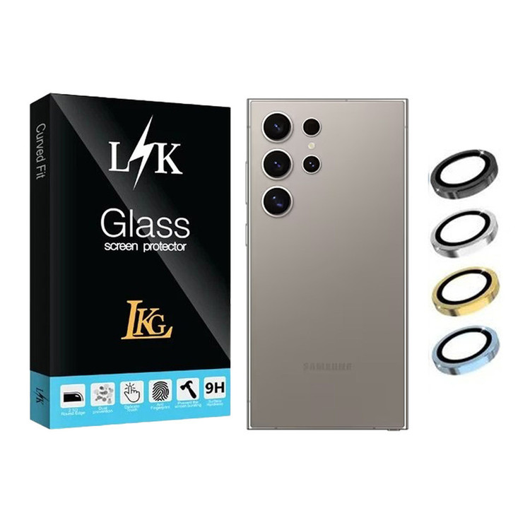 محافظ لنز گوشی ال کا جی مدل LKK Ringi مناسب برای گوشی موبایل سامسونگ Galaxy S24 Ultra