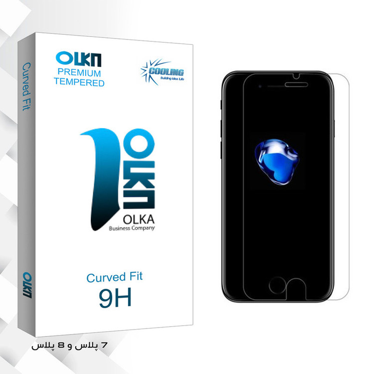 محافظ صفحه نمایش کولینگ مدل Olka glass مناسب برای گوشی موبایل اپل iPhone 7 /8 Plus