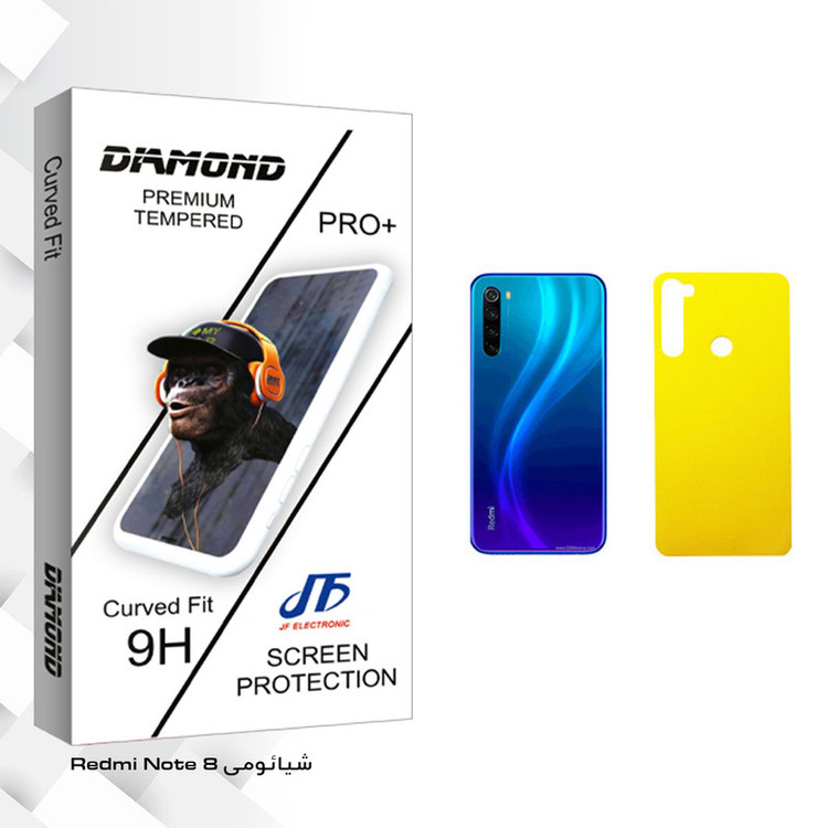 محافظ پشت گوشی جی اف مدل Diamond glass مناسب برای گوشی موبایل شیائومی Redmi Note 8