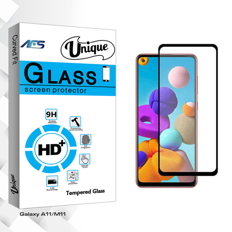 محافظ صفحه نمایش سرامیکی ای اف اس مدل Unique Glass مناسب برای گوشی موبایل سامسونگ Galaxy A11/M11