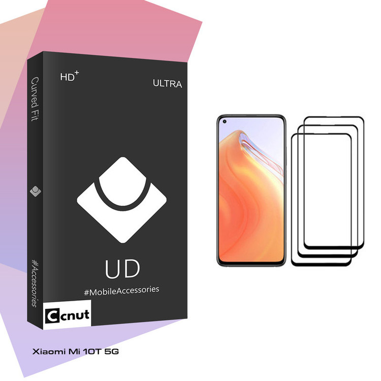 محافظ صفحه نمایش کوکونات مدل UD Black مناسب برای گوشی موبایل شیائومی Mi 10T 5G بسته سه عددی